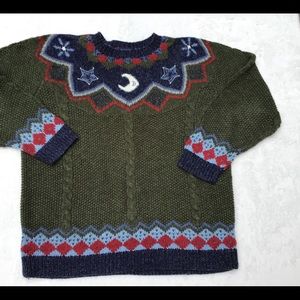 Eagles Eye Cotton Winter Sweater w Snowflakes